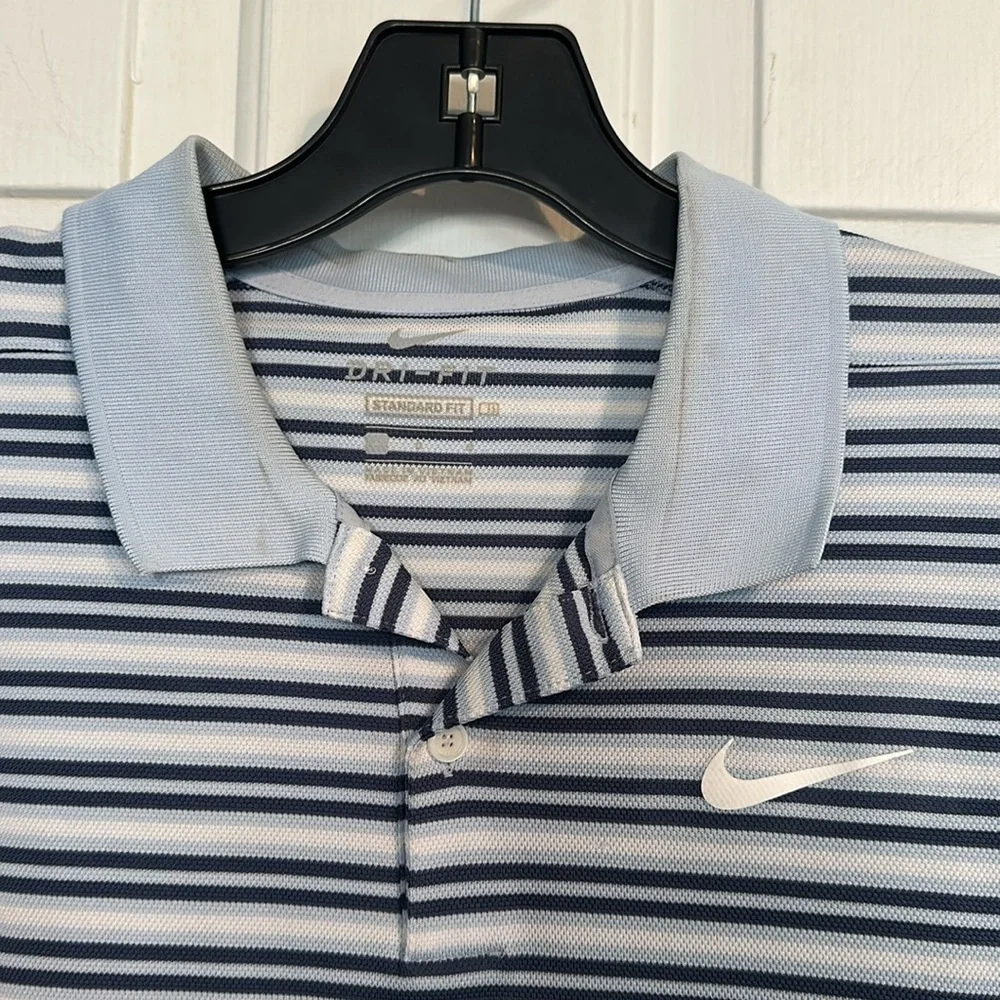 Nike men’s polo size large stripes